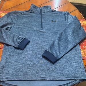 Under Armour Heathered Navy Quarter-Zip Top